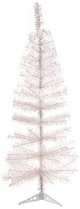 Planta Artificial Arvore Natal Iridescente 120 Tips C/Base Plastico Colorido 1.2m