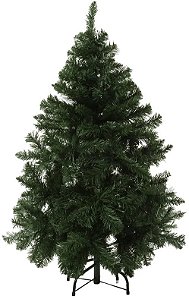 Planta Artificial Arvore Natal New Michigan 300 Tips C/Base Metal Verde 1.2m