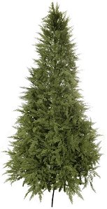 Planta Artificial Arvore Natal New Jersey 1300 Tips C/Base Metal Verde 2.1m