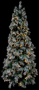 Planta Artificial Arvore Natal Led Gota Nevada 662 Tips C/Base Metal Verde 1.8m