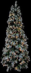 Planta Artificial Arvore Natal Led Gota Nevada 1070 Tips C/Base Metal Verde 2.10m