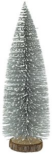 Planta Artificial Mini Arvore Natal Prata 25cm