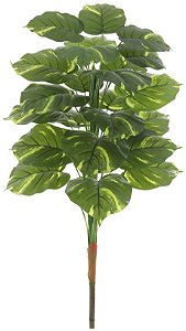 Planta Artificial Arvore Jiboia Real Toque X24 Verde Creme 1.2m