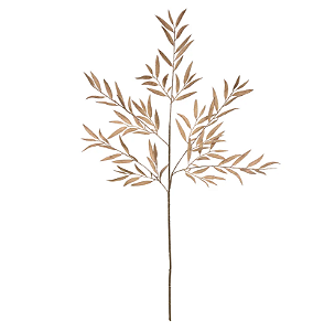 Planta Artificial Galho Bamboo Aramado C/Print PLT X5 (ocre outono) 90cm