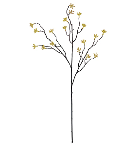 Planta Artificial Galho Semente X18 (creme outono) 75cm