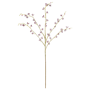 Planta Artificial Galho Semente X45 (vermelho) 88cm