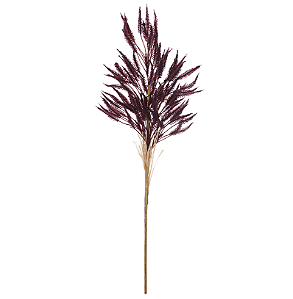 Planta Artificial Galho Grass C/Flocked X80 (marsala) 80cm