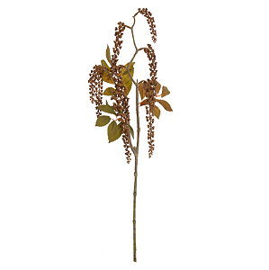 Planta Artificial Galho Sementes X8 (cha outono) 75cm