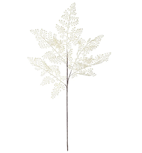 Planta Artificial Galho Avenquinha Aramado C/Print PLT X5 (off white) 90cm