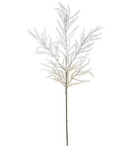 Planta Artificial Galho Astilbe C/Flocked X97 (off white) 96cm