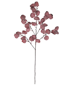 Planta Artificial Galho Folha C/Print X36 (marrom outono) 90cm