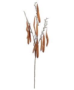 Planta Artificial Galho Sementes Silicone X13 (marrom) 1,1m