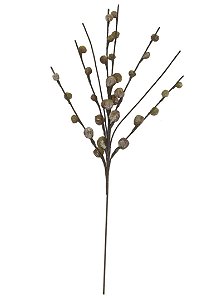 Planta Artificial Galho Sementes X30 (verde outono) 96cm