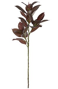 Planta Artificial Galho Ficus Elastica Real Toque X29 (purpura) 1,05m