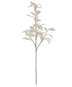 Planta Artificial Galho Folha C/Proteção UV X31 (off white outono) 1m
