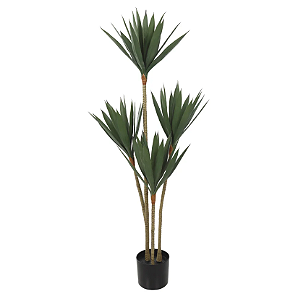 Planta Artificial Yucca C/Pote Plástico X63 (verde) 1,4m