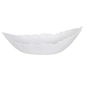 Centro De Mesa Decor Ceramica Orgânico (off white) 19,3X54,2X25cm