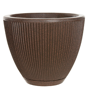 Vaso Polipropileno Terrassa (tabaco) 26X31cm