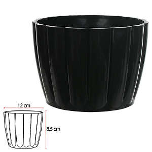 Vaso Moranga Polipropileno (preto) 8,5X12cm