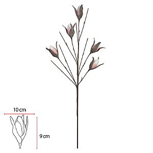 Planta Artificial Haster Lirio Eva X5 (rosa outono) 1,12m
