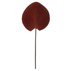 Planta Artificial Folha Leque Eva (vermelho) 79cm