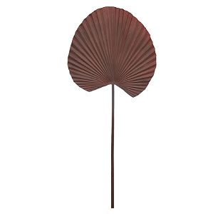 Planta Artificial Folha Leque Eva (vermelho outono) 1,01m