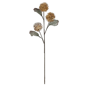 Planta Artificial Mamona Eva X3 (bege) 90cm