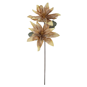 Planta Artificial Haster Flor Eva X2 (creme) 1,03m