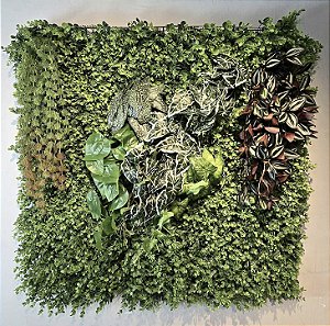Jardim Vertical Montado Eucalipto 110x100cm Mod. 150926