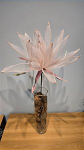 Arranjo Lotus EVA 1 Haste Vaso Cilindrico Grande 75cm
