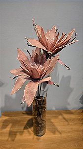 Arranjo Magnolia 1 Haste Vaso Cilindrico Medio 75cm