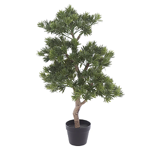 Planta Artificial Arvore Bonsai C/Pote X272 (verde) 90cm
