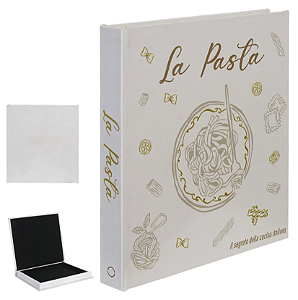 Caixa Livro Mdf La Pasta (off white) 25X23X3cm