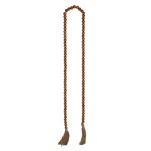 Colar Decorativo Madeira (marrom) 1,5cmx1,45mx1,5cm