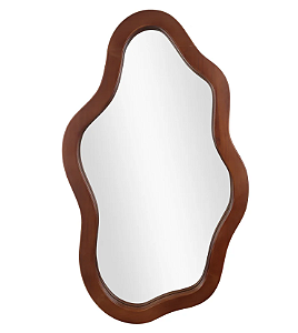 Espelho Decor Madeira Organico (marrom) 85X50X2,5cm
