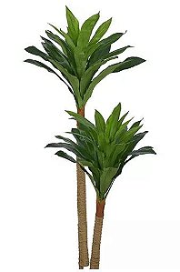 Planta Árvore Artificial Dracena Real Toque Verde 2 Tons 1,2m