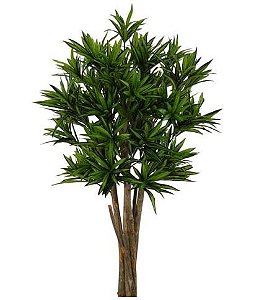 Planta Artificial Árvore Dracena Reflexa Verde 1,2m