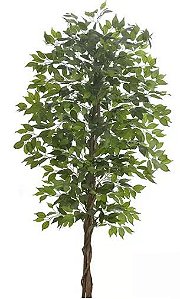 Planta Árvore Artificial Ficus Verde 2 Tons 2,1m