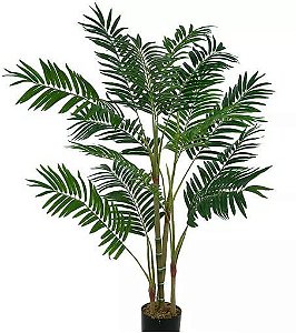 Planta Árvore Artificial Palmeira Areca Verde 1,2m