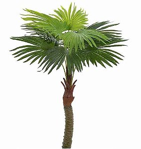 Planta Artificial Árvore Palmeira Leque Verde 1,4m