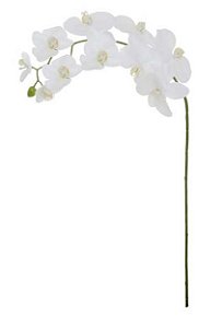 Haste Flor Artificial Orquídea Phalaenopsis Real Toque X11 98cm