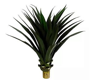 Planta Árvore Artificial Agave Verde 70cm