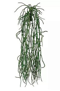 Folhagem Artificial Raiz de Orquídea Pendente Verde 48cm