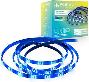 Smart Fita LED RGB Wi-Fi 2ª Geração Positivo