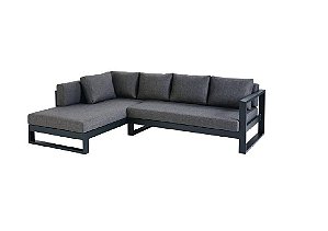 Sofá de alumínio Maite com Chaise- 2,40x1,20