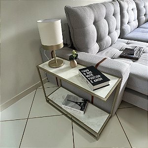 Mesa de Apoio Sofá Modelo Lara