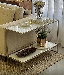 Mesa de Apoio Sofá Modelo Lara