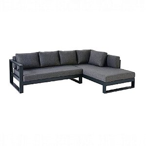 Sofá de alumínio Maite com Chaise- 2,40x1,20