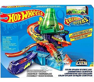 Pista Hot Wheels City Color Shifter Desafio Do Tubarão