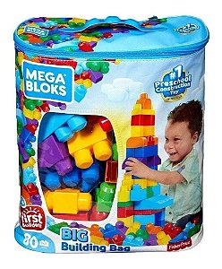 Blocos De Montar Fisher Price 80 Peças Mega Bloks - Mattel